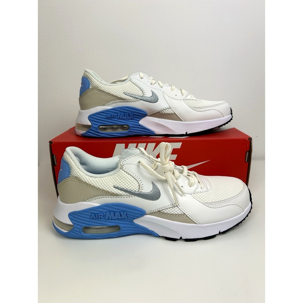 Nike Air Max Excee Low Womens Size 10 Summit White University Blue CD5432-128